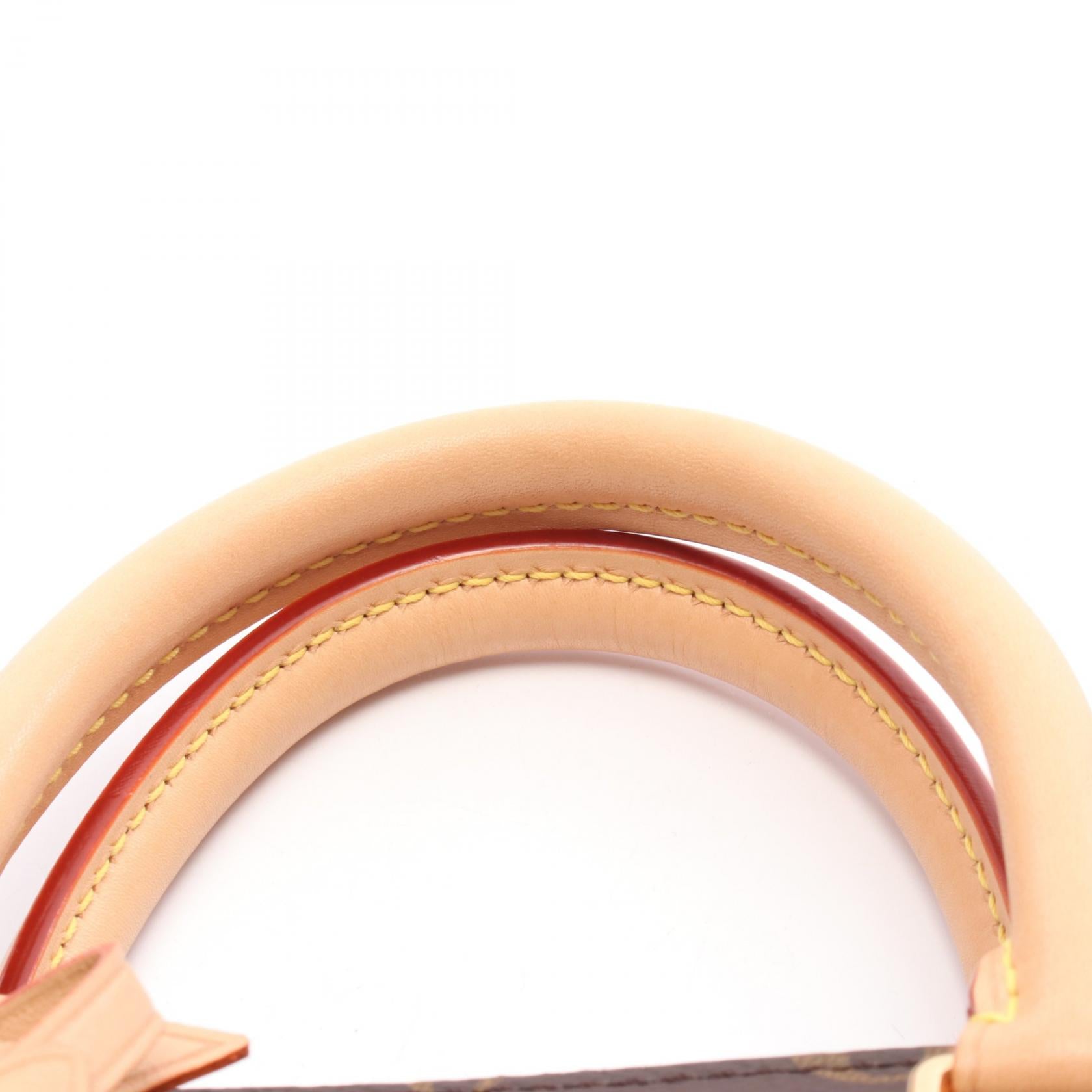 スフロ MM モノグラム ハンドバッグ PVC レザー ブラウン ルイヴィトン バッグ LOUIS VUITTON