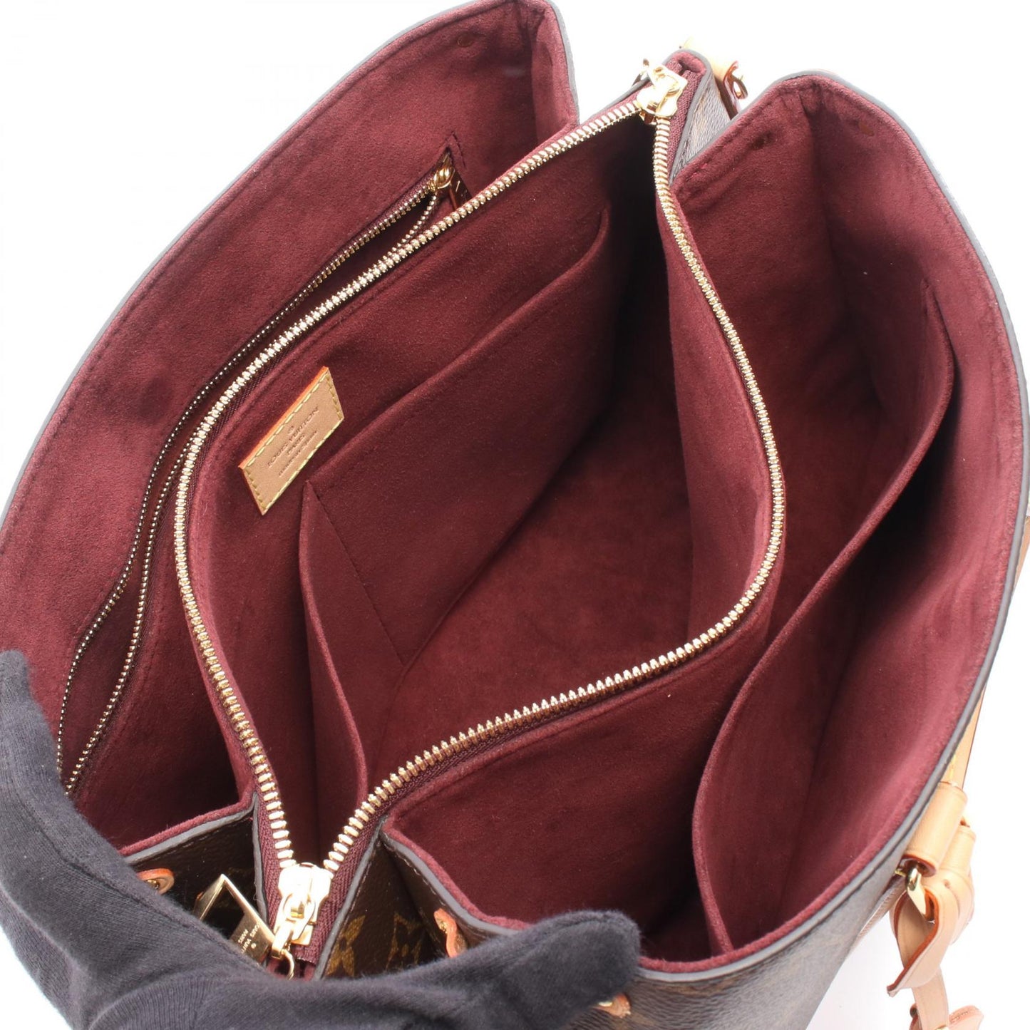 スフロ MM モノグラム ハンドバッグ PVC レザー ブラウン ルイヴィトン バッグ LOUIS VUITTON