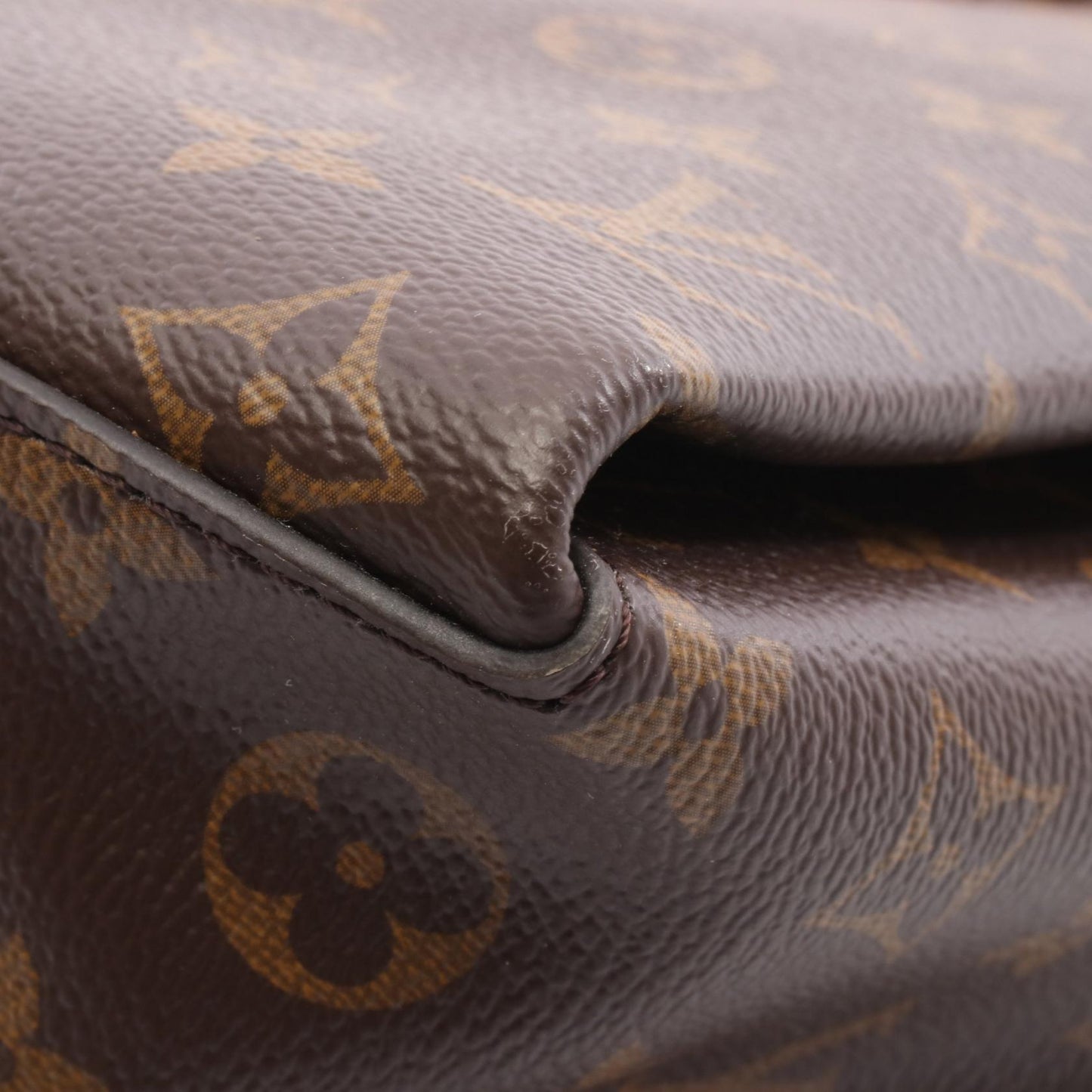 スフロ MM モノグラム ハンドバッグ PVC レザー ブラウン ルイヴィトン バッグ LOUIS VUITTON