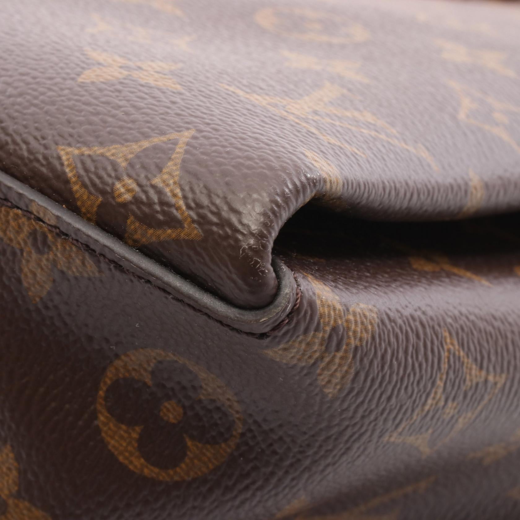 スフロ MM モノグラム ハンドバッグ PVC レザー ブラウン ルイヴィトン バッグ LOUIS VUITTON