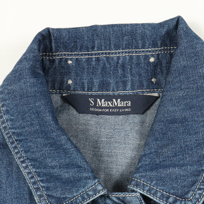 GIULIETTA デニムジャケット コットン インディゴブルー エスマックスマーラ アウター S Max Mara