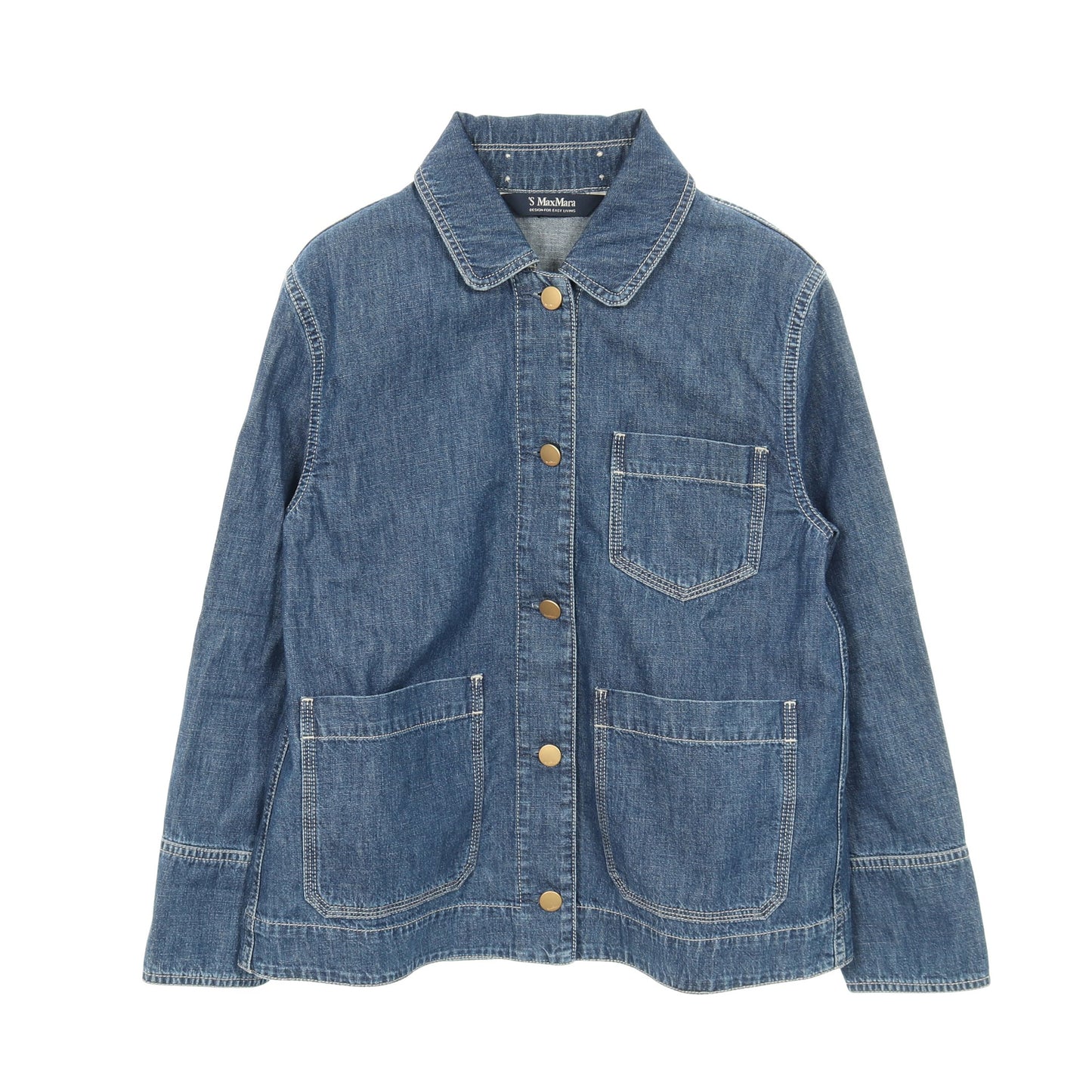 GIULIETTA デニムジャケット コットン インディゴブルー エスマックスマーラ アウター S Max Mara