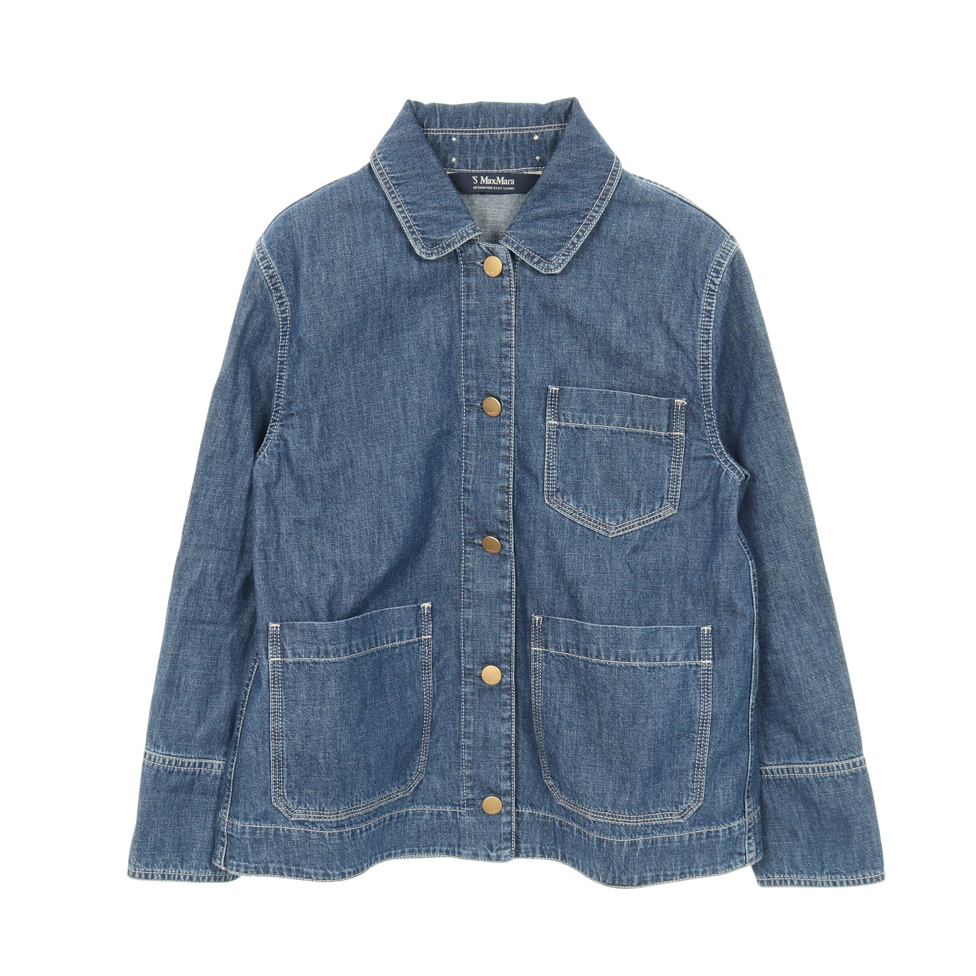 GIULIETTA デニムジャケット コットン インディゴブルー エスマックスマーラ アウター S Max Mara