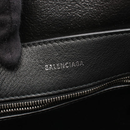 EVERYDAY TOTE XS エブリデイ トート ハンドバッグ トートバッグ ロゴ総柄 レザー ブラック ホワイト 2WAY バレンシアガ バッグ BALENCIAGA
