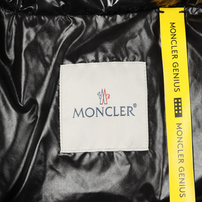 GENIUS 6 1017 ALYX 9SM CARPUS ロング ダウンベスト ノーカラー ナイロン ブラック チェーン モンクレール アウター MONCLER