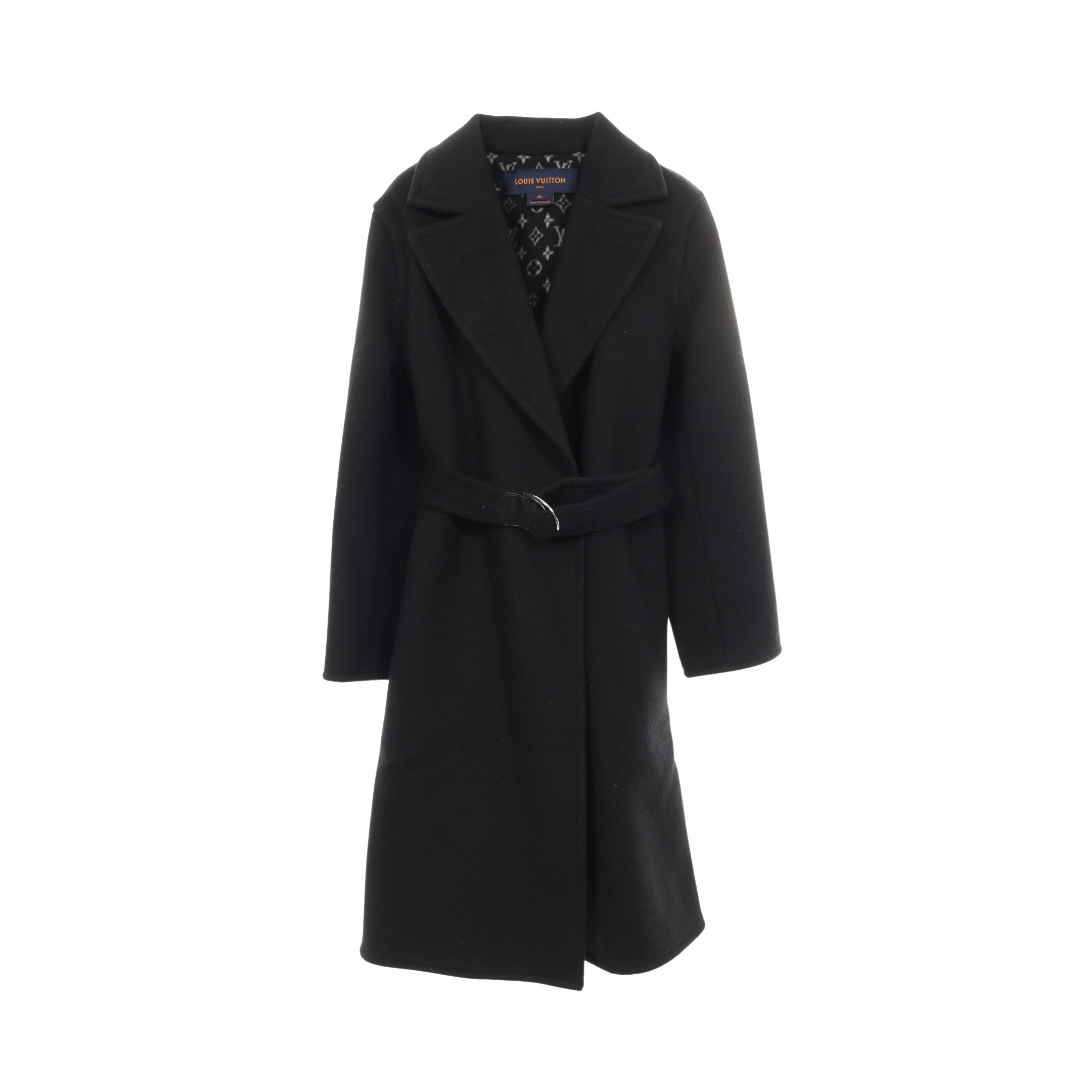 LOUIS　VUITTON　ルイ・ヴィトン　ウール　シルク混　ショートコート LOUIS VUITTON ルイ・ヴィトン ウール シルク混 ショートコート LOUIS