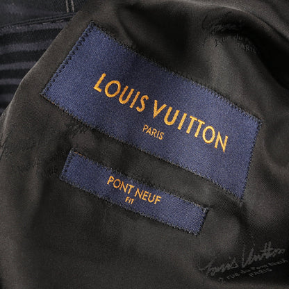 PONT NEUF FIT シングルブレスト スーツ ストライプ ウール ネイビー ルイヴィトン スーツ LOUIS VUITTON