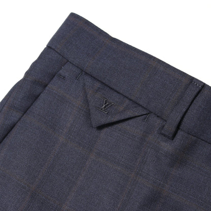 GASTON FIT シングルブレスト スーツ ウール ネイビー ルイヴィトン スーツ LOUIS VUITTON
