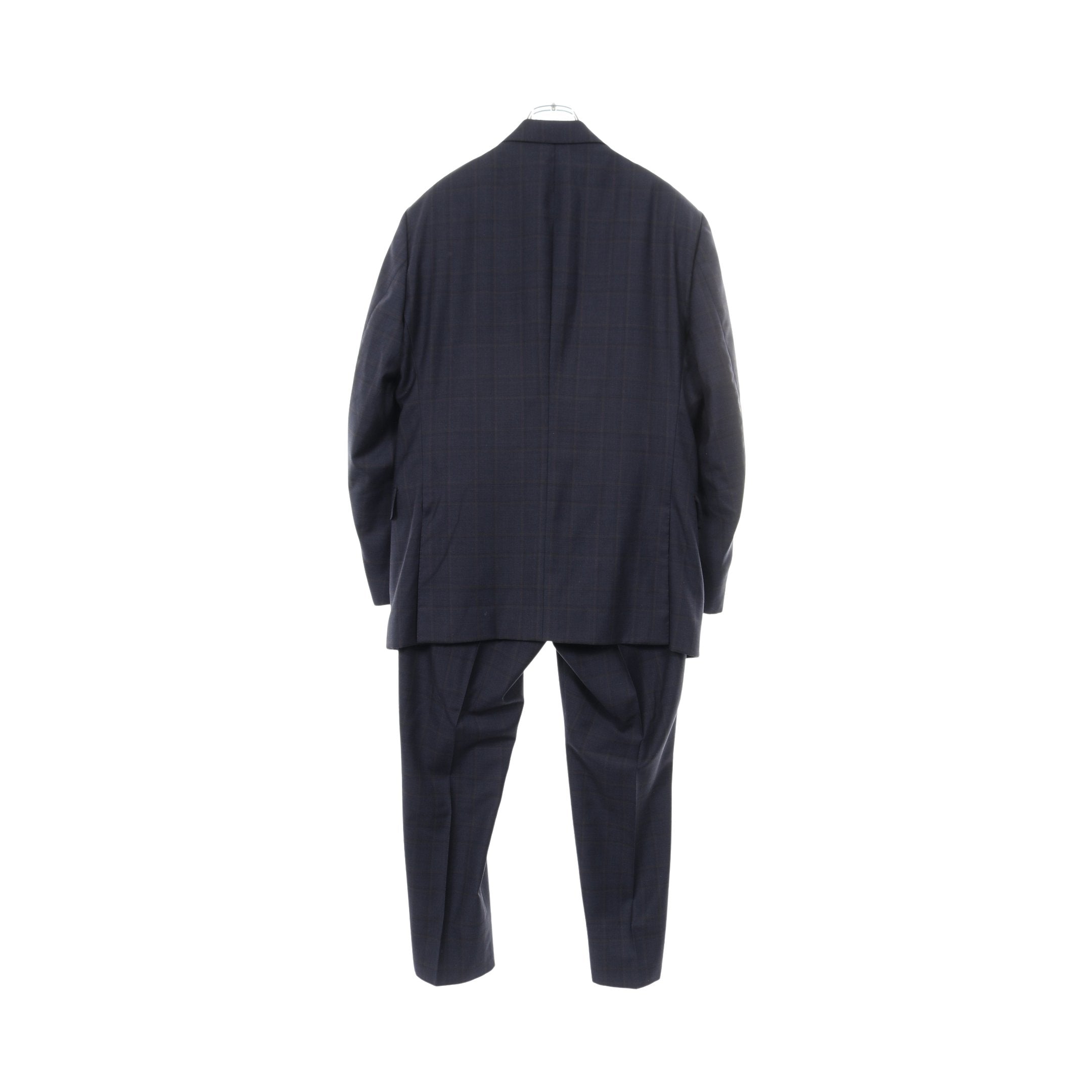 GASTON FIT シングルブレスト スーツ ウール ネイビー ルイヴィトン