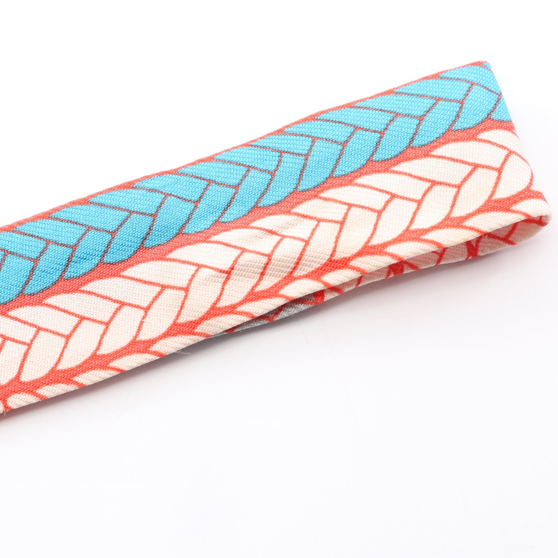 ツイリードール TRESSES H リボン スカーフ シルク レッドブラウン  