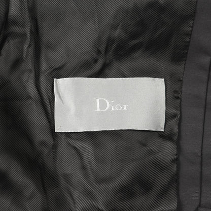 トレンチコート ナイロン コットン ブラック ディオールオム アウター Dior HOMME