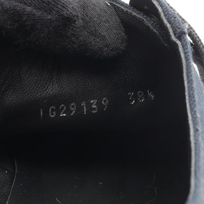 ココマーク スニーカー キャンバス ダークネイビー ホワイト シャネル シューズ CHANEL