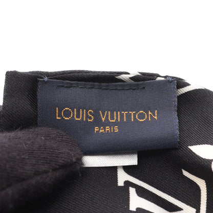 バンドー モノグラム コンフィデンシャル スカーフ シルク ブラック ホワイト マルチカラー ルイヴィトン 財布・小物 LOUIS VUITTON