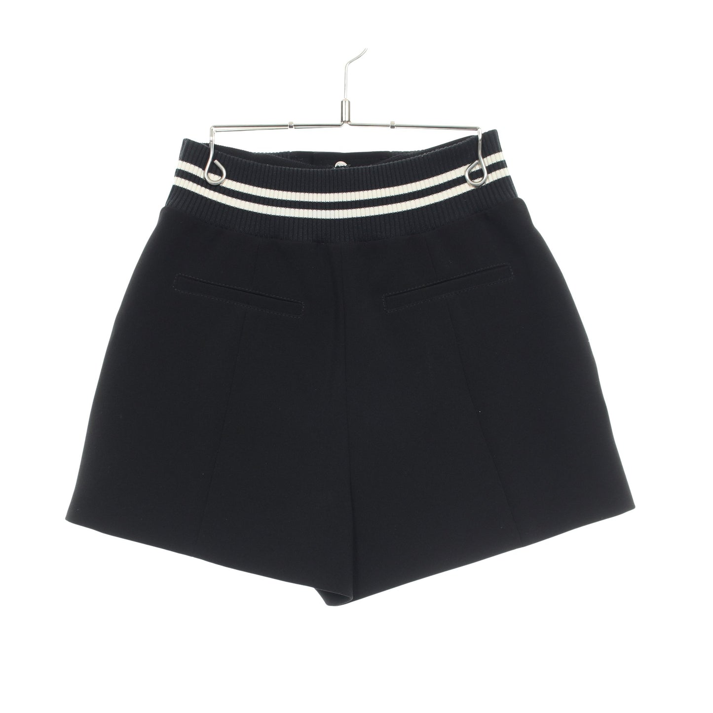 ショート パンツ ブラック オフホワイト レッドヴァレンティノ ボトムス RED VALENTINO