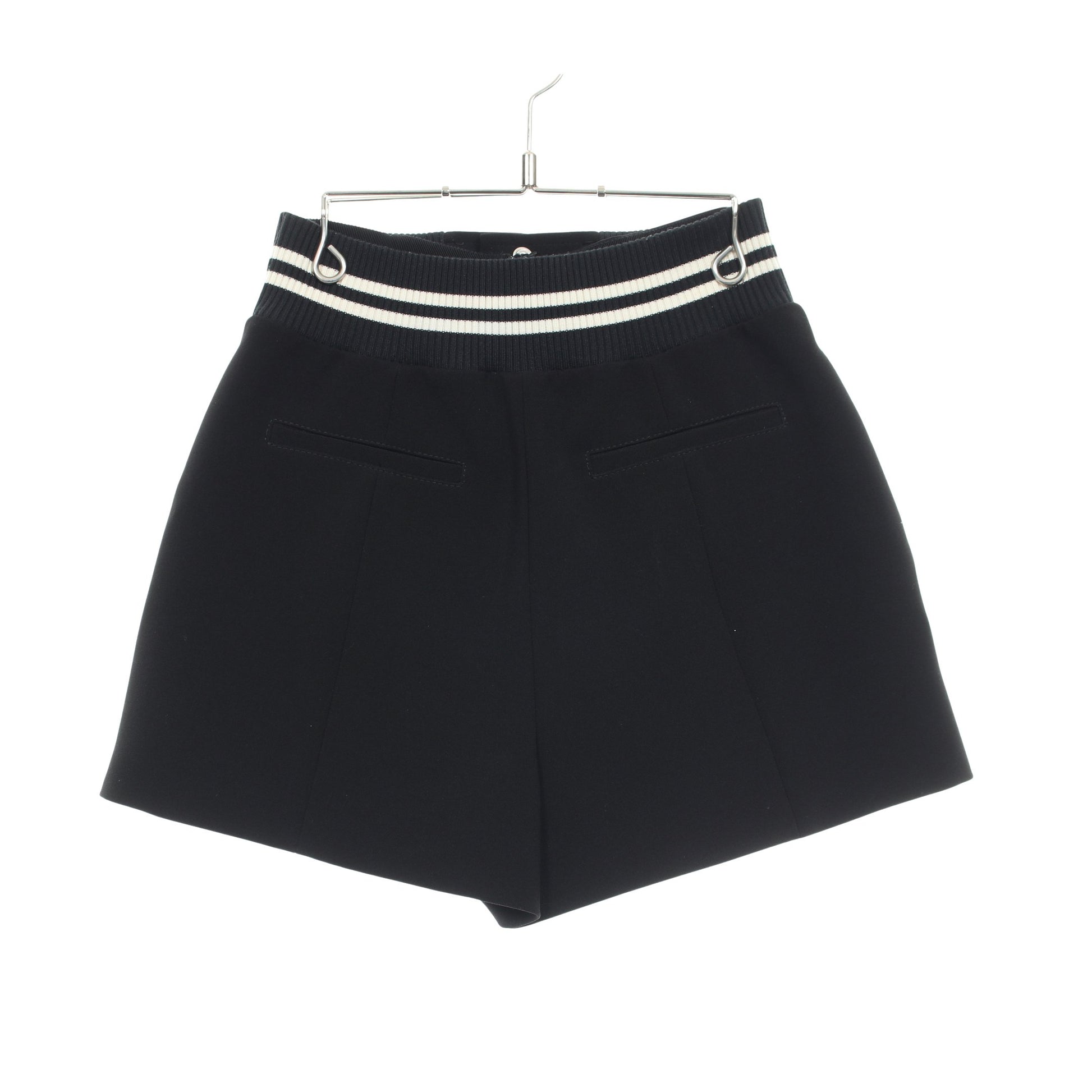 ショート パンツ ブラック オフホワイト レッドヴァレンティノ ボトムス RED VALENTINO