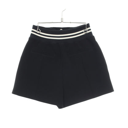 ショート パンツ ブラック オフホワイト レッドヴァレンティノ ボトムス RED VALENTINO