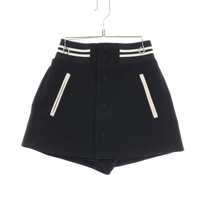 ショート パンツ ブラック オフホワイト レッドヴァレンティノ ボトムス RED VALENTINO