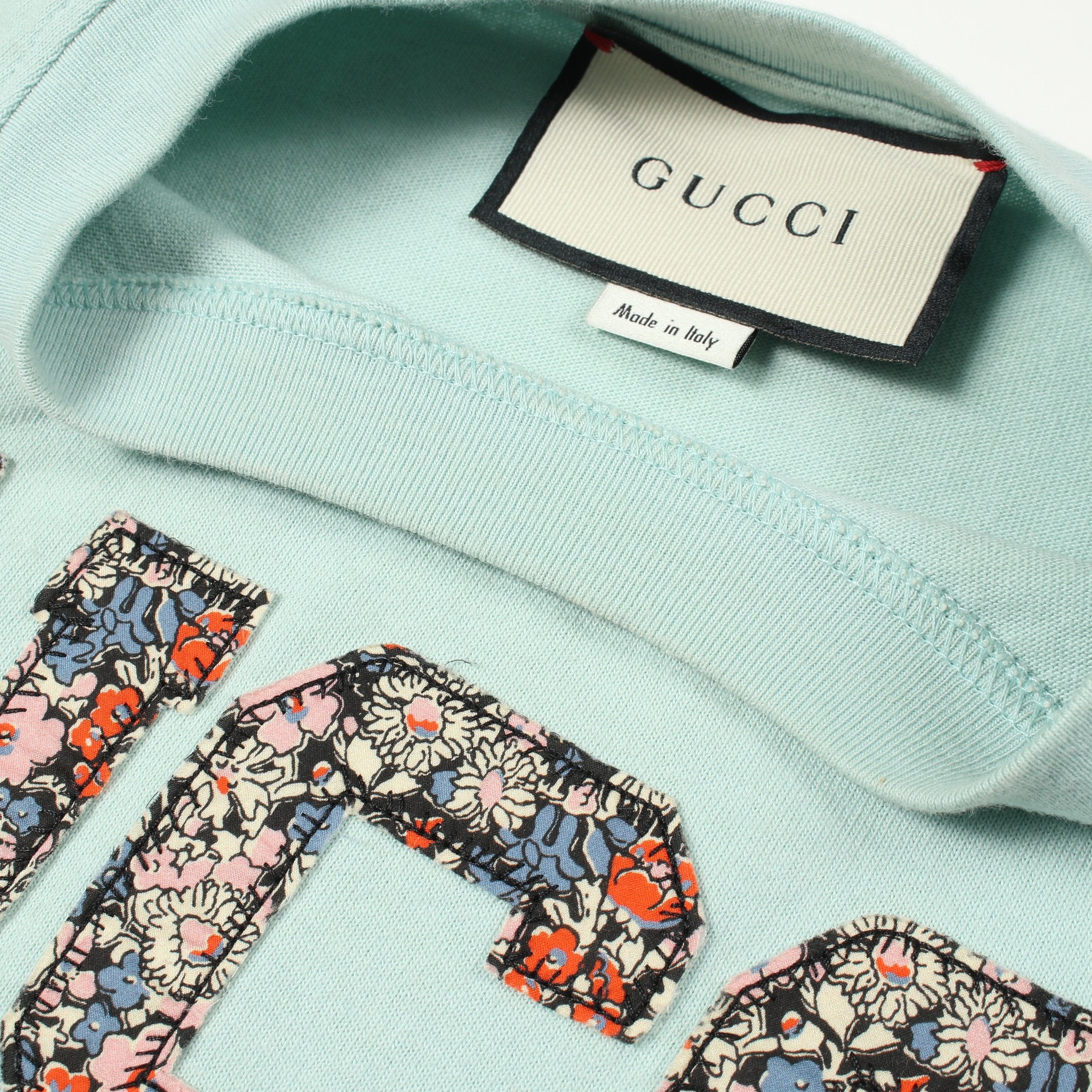 GUCCI × Liberty Tシャツ カットソー クルーネック 半袖 ハート 花柄