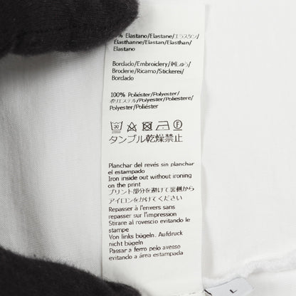 グリッチ アナグラム Tシャツ ロゴ刺繍 コットン ホワイト マルチカラー ロエベ トップス LOEWE