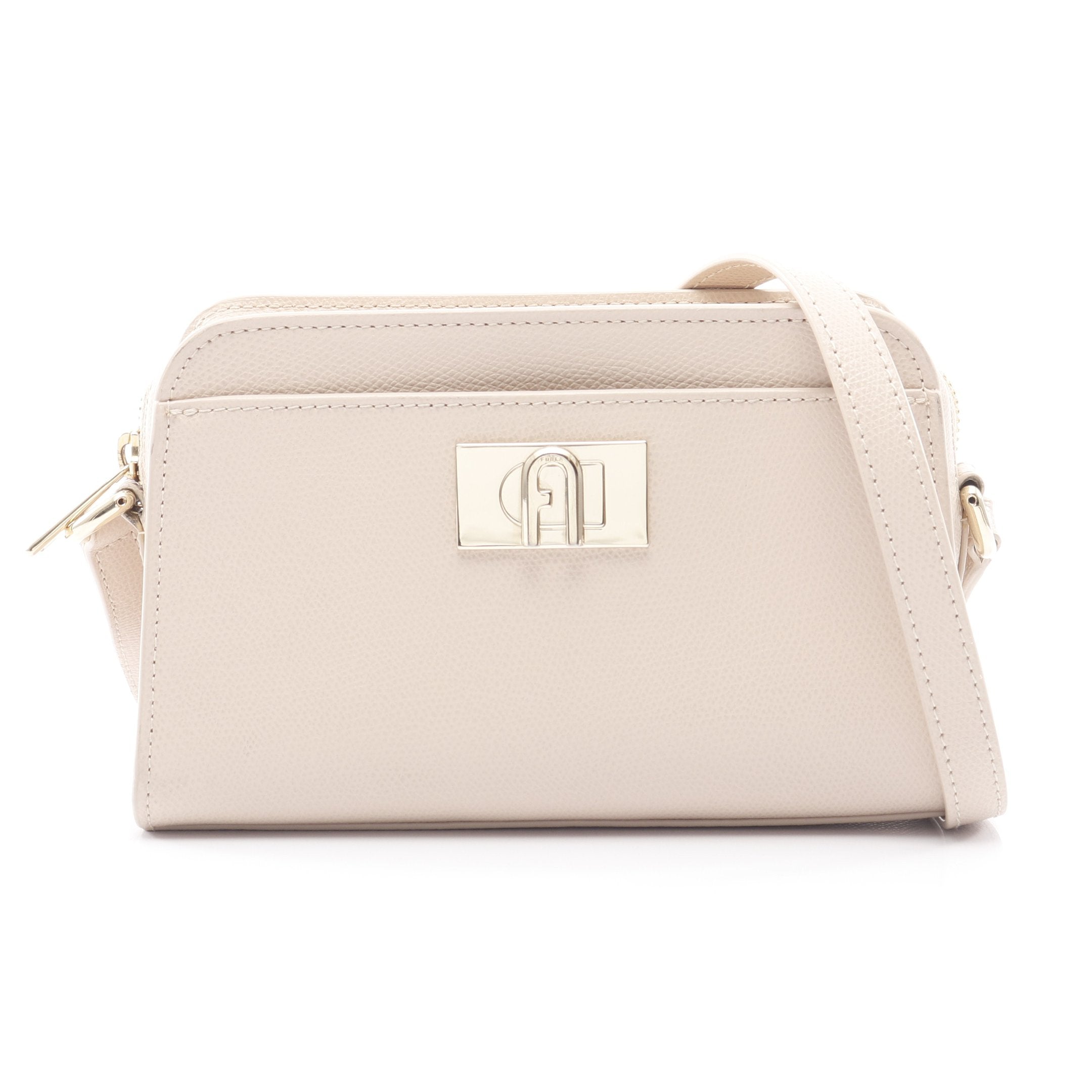 フルラ Furla 1927 ミニ クロスボディ ショルダーバッグ バッグ レザー レディース ピンク系 WB01083 【中古】 1927 ミニ クロスボディ ショルダーバッグ レザー ライトピンク フルラ