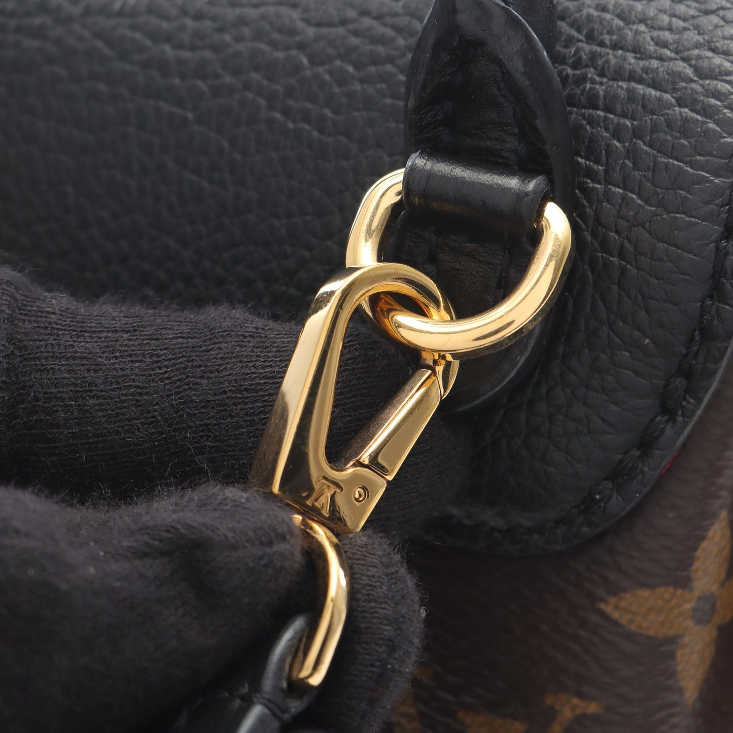 モンスリ NM BB モノグラム バックパック リュックサック PVC レザー ブラウン ブラック ルイヴィトン バッグ LOUIS VUITTON