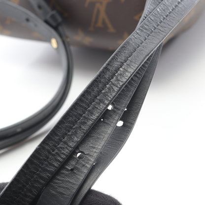 モンスリ NM BB モノグラム バックパック リュックサック PVC レザー ブラウン ブラック ルイヴィトン バッグ LOUIS VUITTON