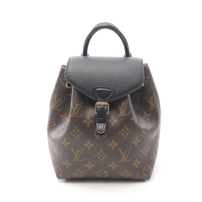 モンスリ NM BB モノグラム バックパック リュックサック PVC レザー ブラウン ブラック ルイヴィトン バッグ LOUIS VUITTON
