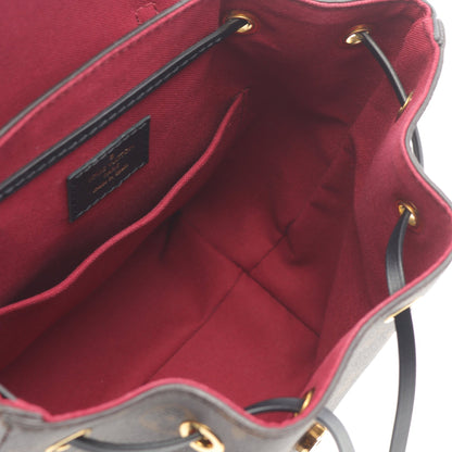モンスリ NM BB モノグラム バックパック リュックサック PVC レザー ブラウン ブラック ルイヴィトン バッグ LOUIS VUITTON