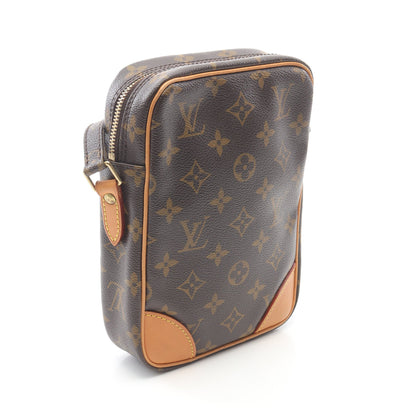 ダヌーブ モノグラム ショルダーバッグ PVC レザー ブラウン ルイヴィトン バッグ LOUIS VUITTON