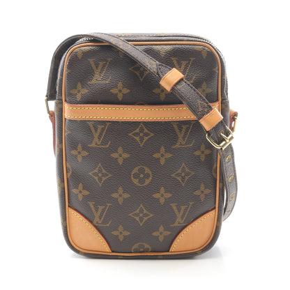 ダヌーブ モノグラム ショルダーバッグ PVC レザー ブラウン ルイヴィトン バッグ LOUIS VUITTON