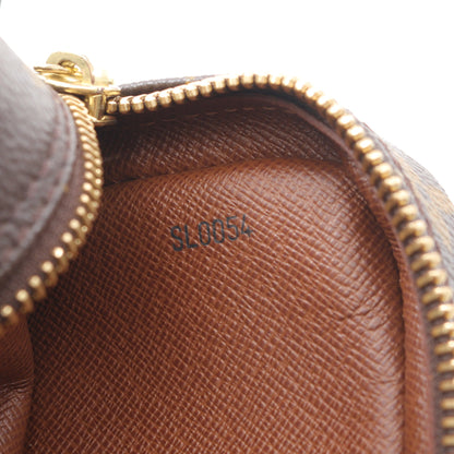 ダヌーブ モノグラム ショルダーバッグ PVC レザー ブラウン ルイヴィトン バッグ LOUIS VUITTON