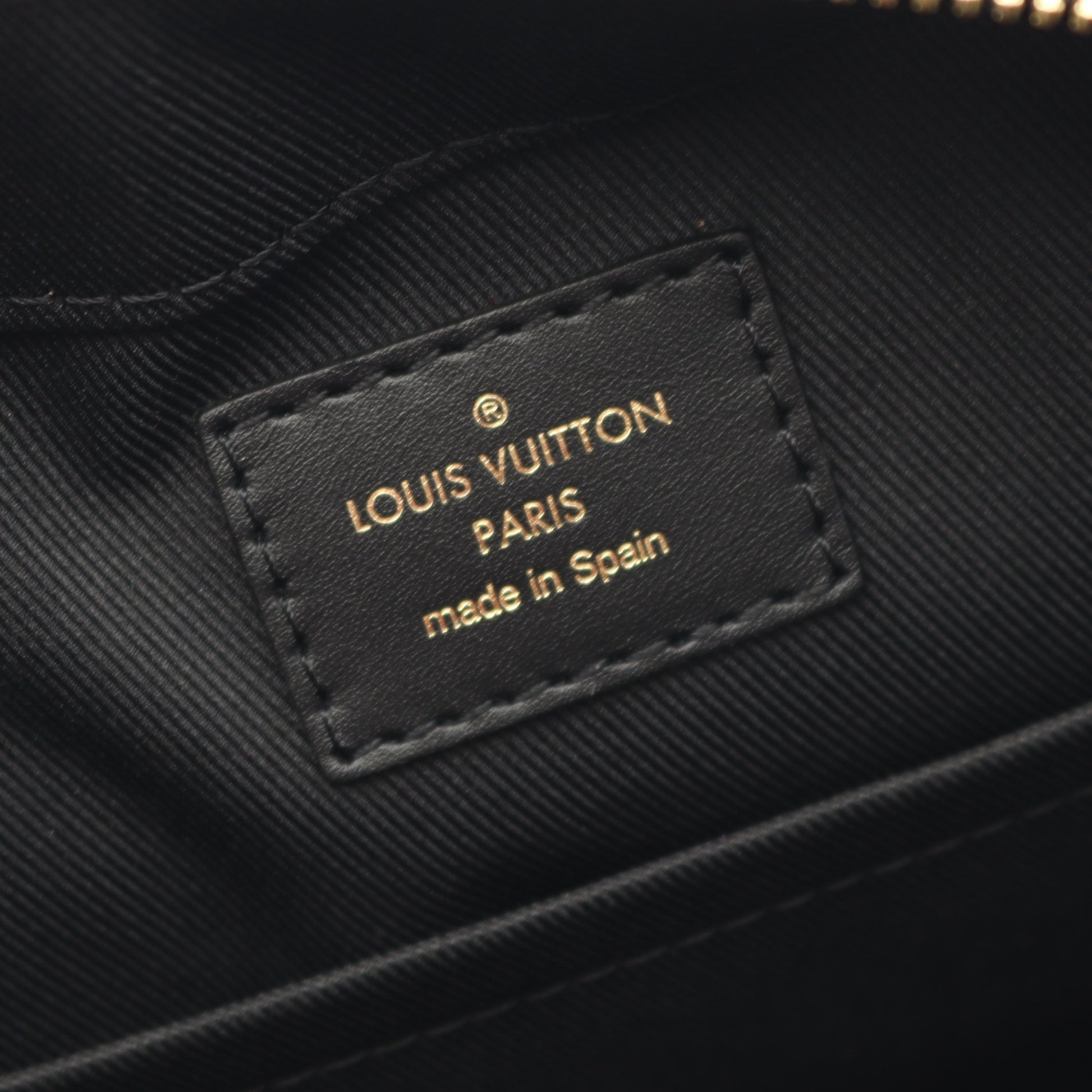 サンタモニカ ダミエエベヌ ノワール ショルダーバッグ PVC レザー ブラウン ブラック ルイヴィトン バッグ LOUIS VUITTON