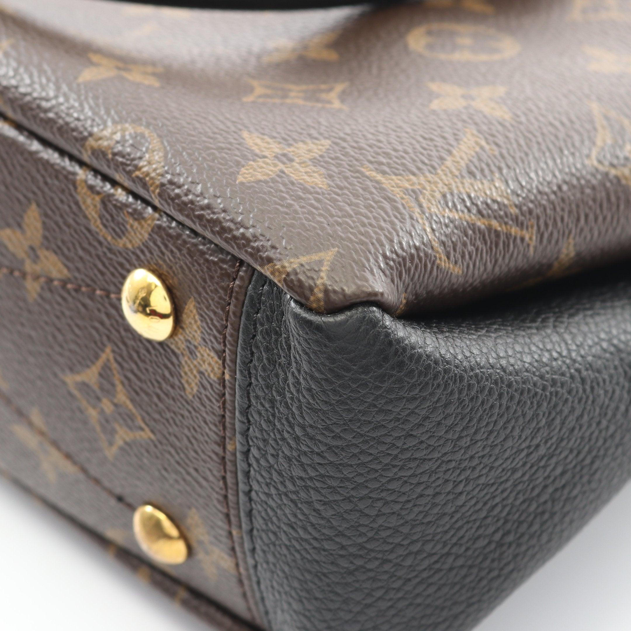 正規品　ルイヴィトン　ハンドバッグ　モノグラム　パラス　ノワール　ブラック ルイ・ヴィトン モノグラム パラス ノワール【ルイ・ヴィトン・ナビ！】