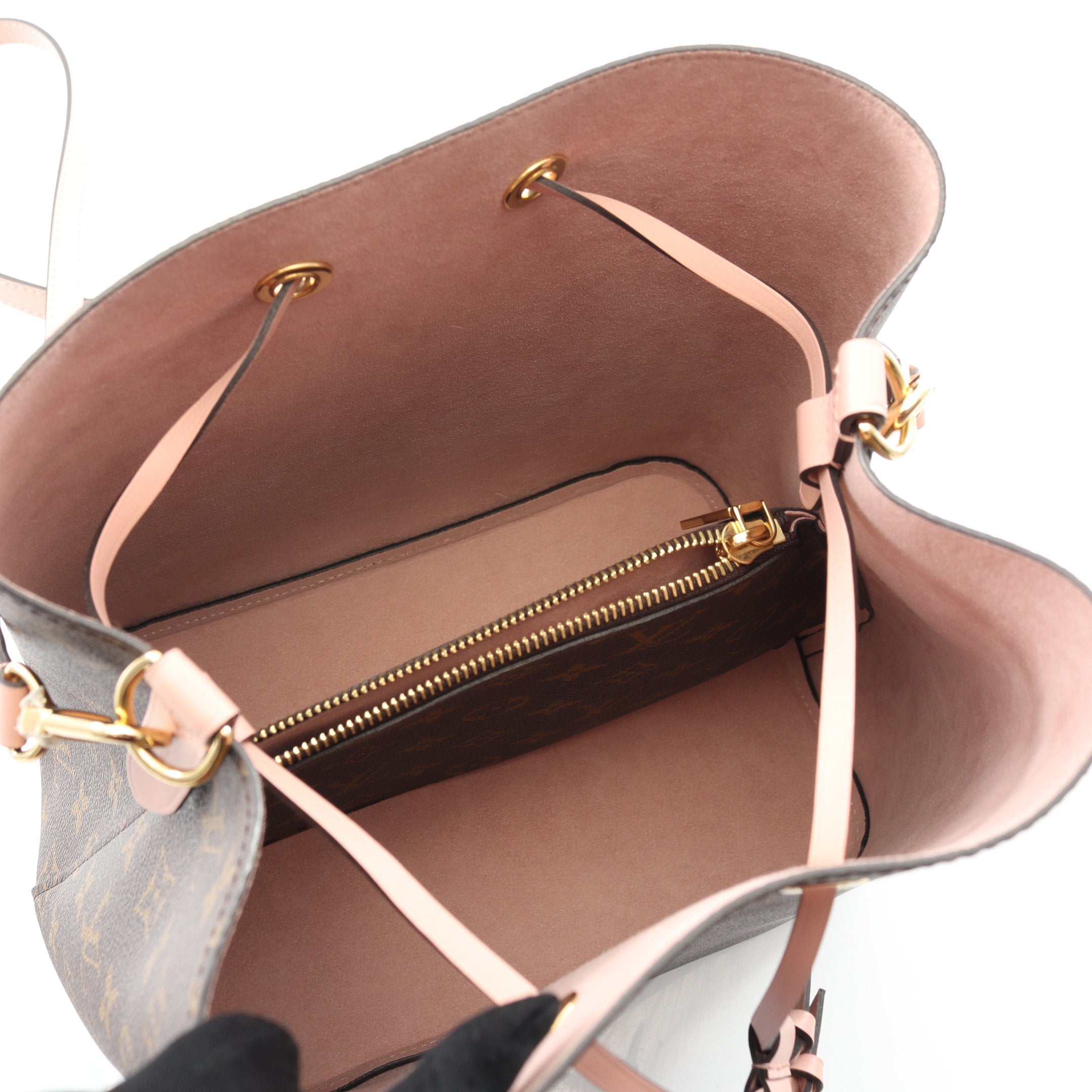 ネオノエ モノグラム ローズプードル ショルダーバッグ PVC レザー