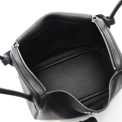 リンディ26 ショルダーバッグ トリヨンクレマンス ブラック シルバー金具 C刻印 エルメス バッグ HERMES