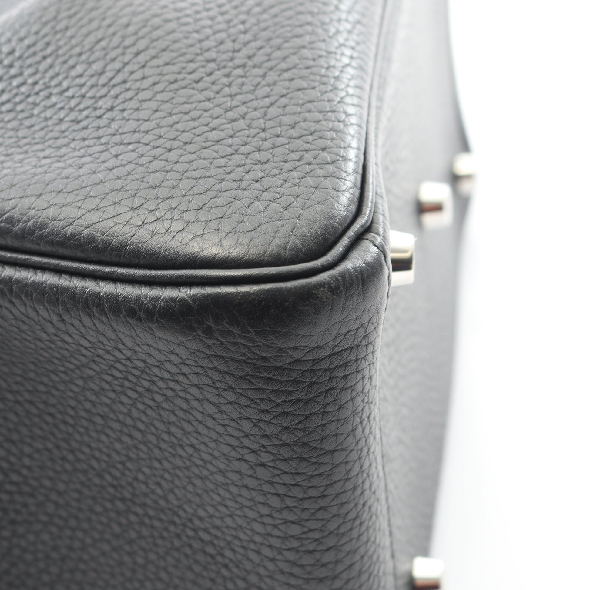 リンディ26 ショルダーバッグ トリヨンクレマンス ブラック シルバー金具 C刻印 エルメス バッグ HERMES