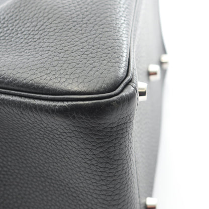リンディ26 ショルダーバッグ トリヨンクレマンス ブラック シルバー金具 C刻印 エルメス バッグ HERMES