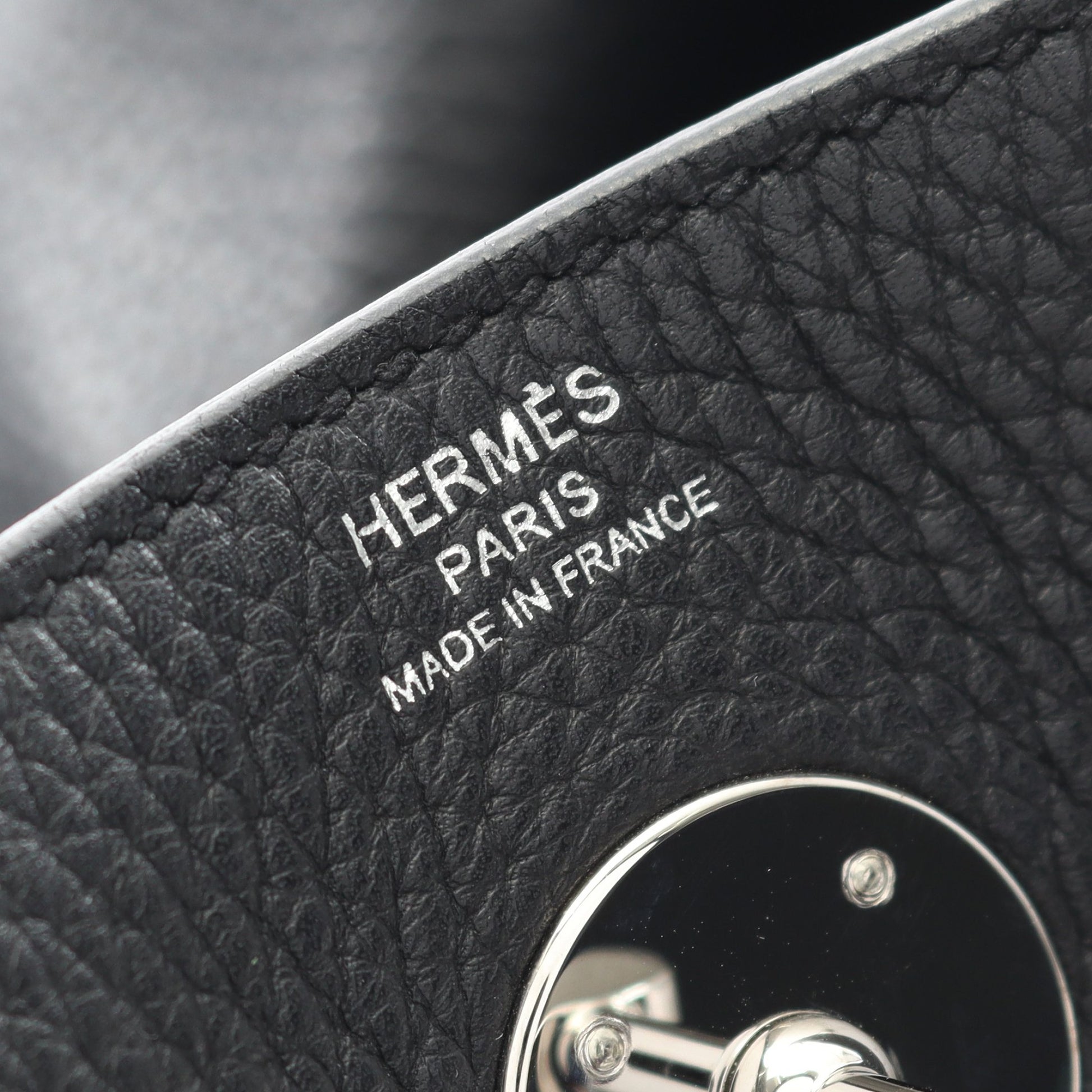 リンディ26 ショルダーバッグ トリヨンクレマンス ブラック シルバー金具 C刻印 エルメス バッグ HERMES
