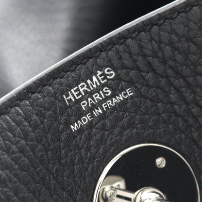 リンディ26 ショルダーバッグ トリヨンクレマンス ブラック シルバー金具 C刻印 エルメス バッグ HERMES