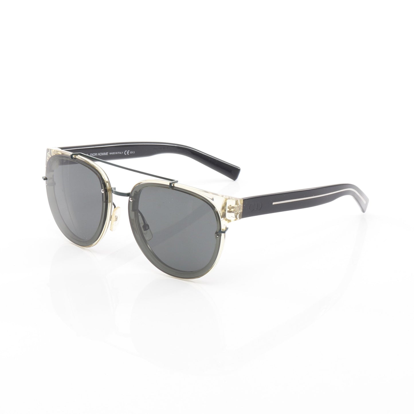 BLACKTIE サングラス ブラック ライトイエロー ディオールオム 財布・小物 Dior HOMME