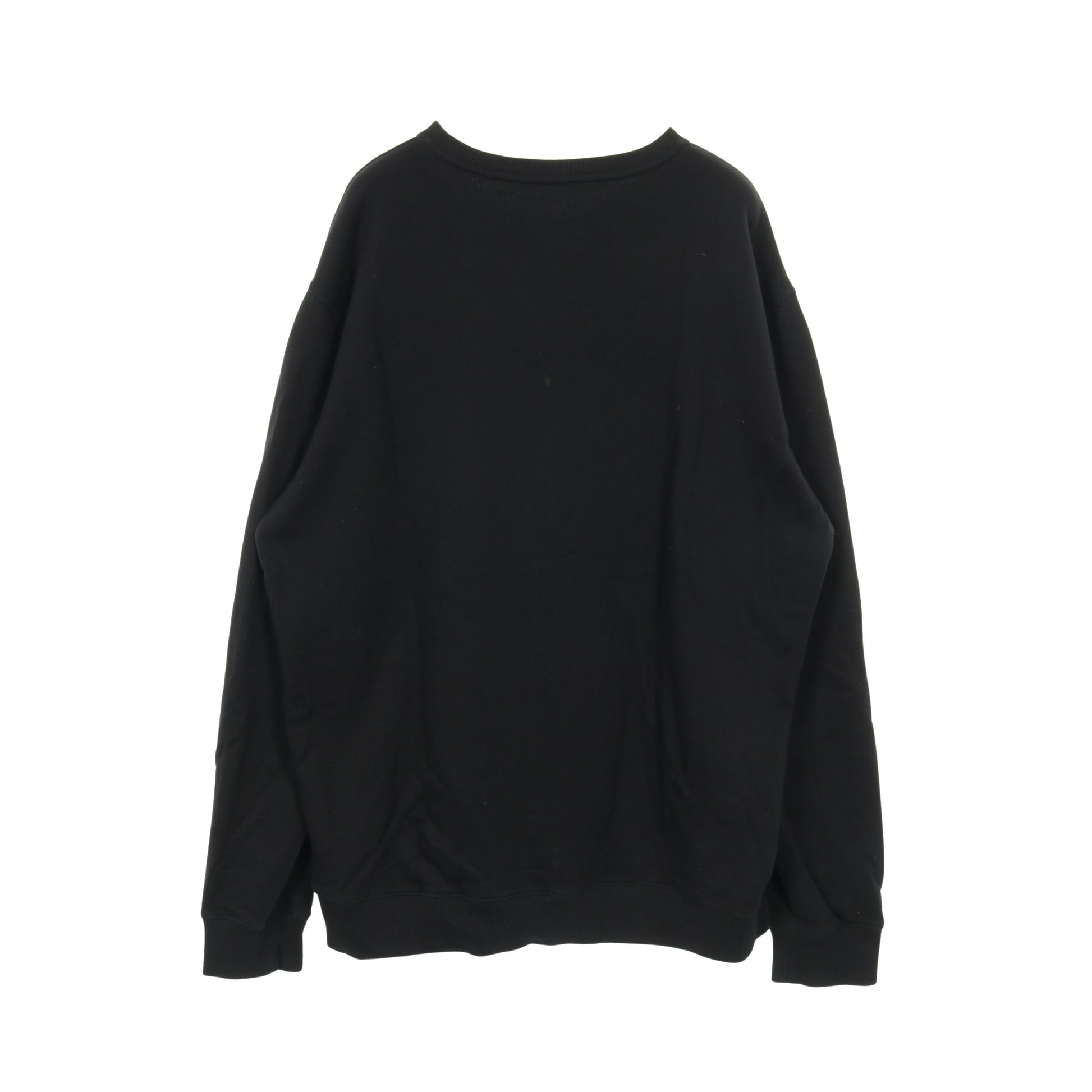 ダメージロゴプリント スウェットシャツ クルーネック コットン ブラック ジバンシィ トップス GIVENCHY