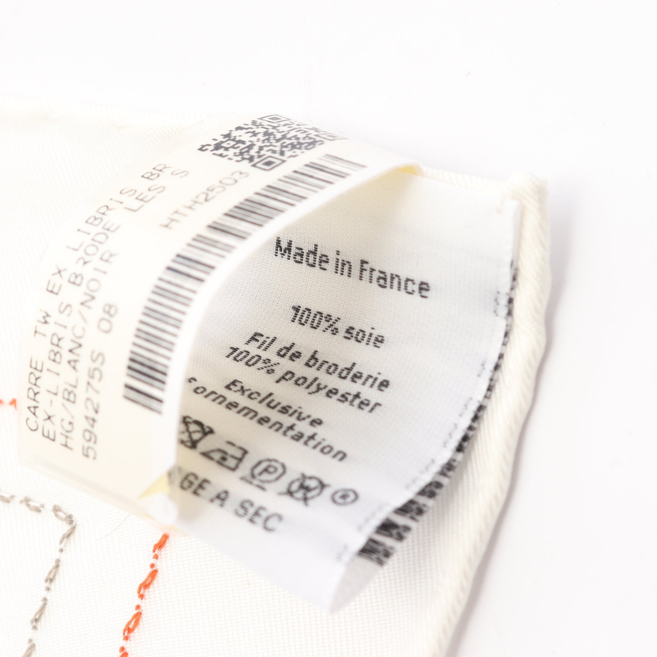 カレ90 エクスリブリス ブロデ サングル 25SS スカーフ シルク