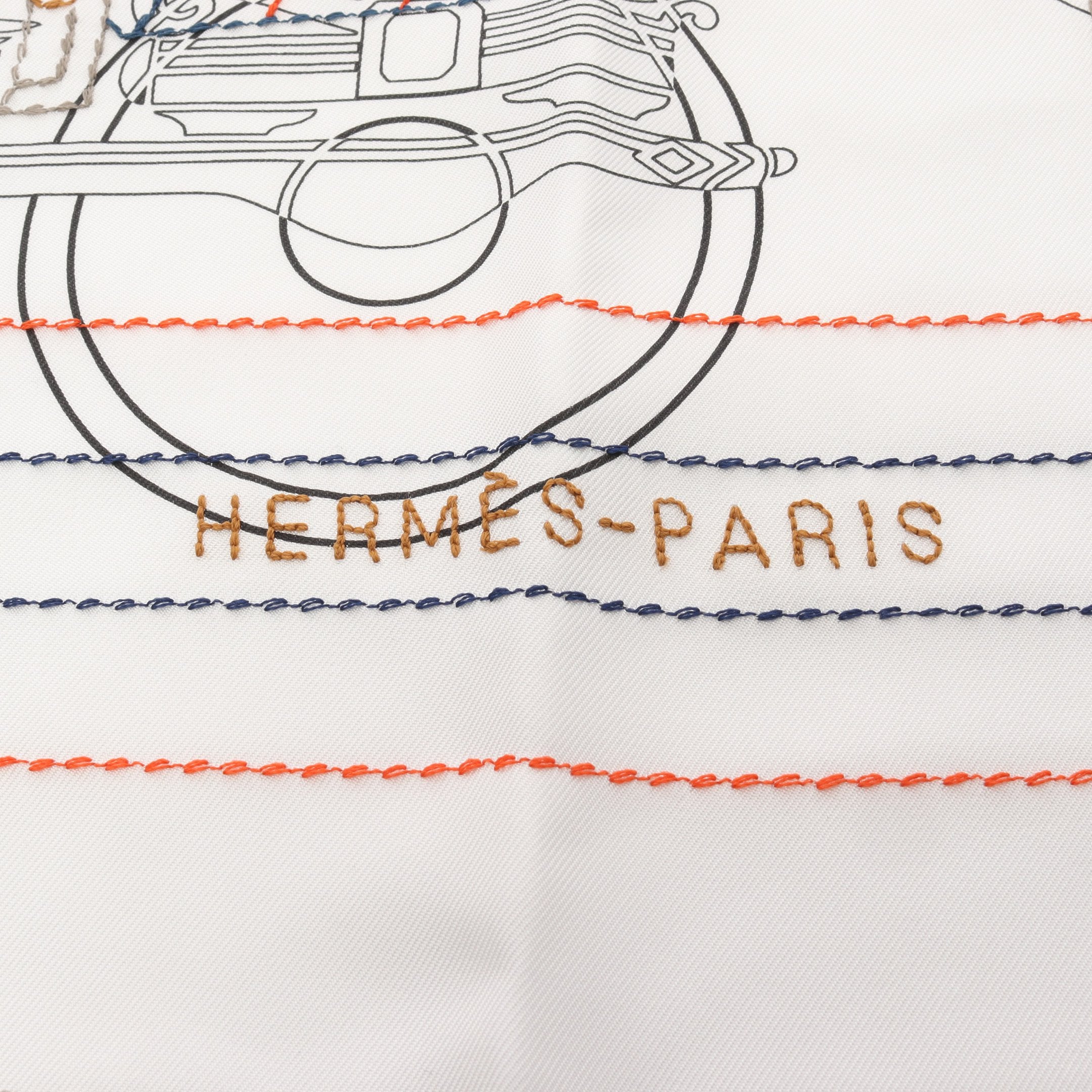 カレ90 エクスリブリス ブロデ サングル 25SS スカーフ シルク