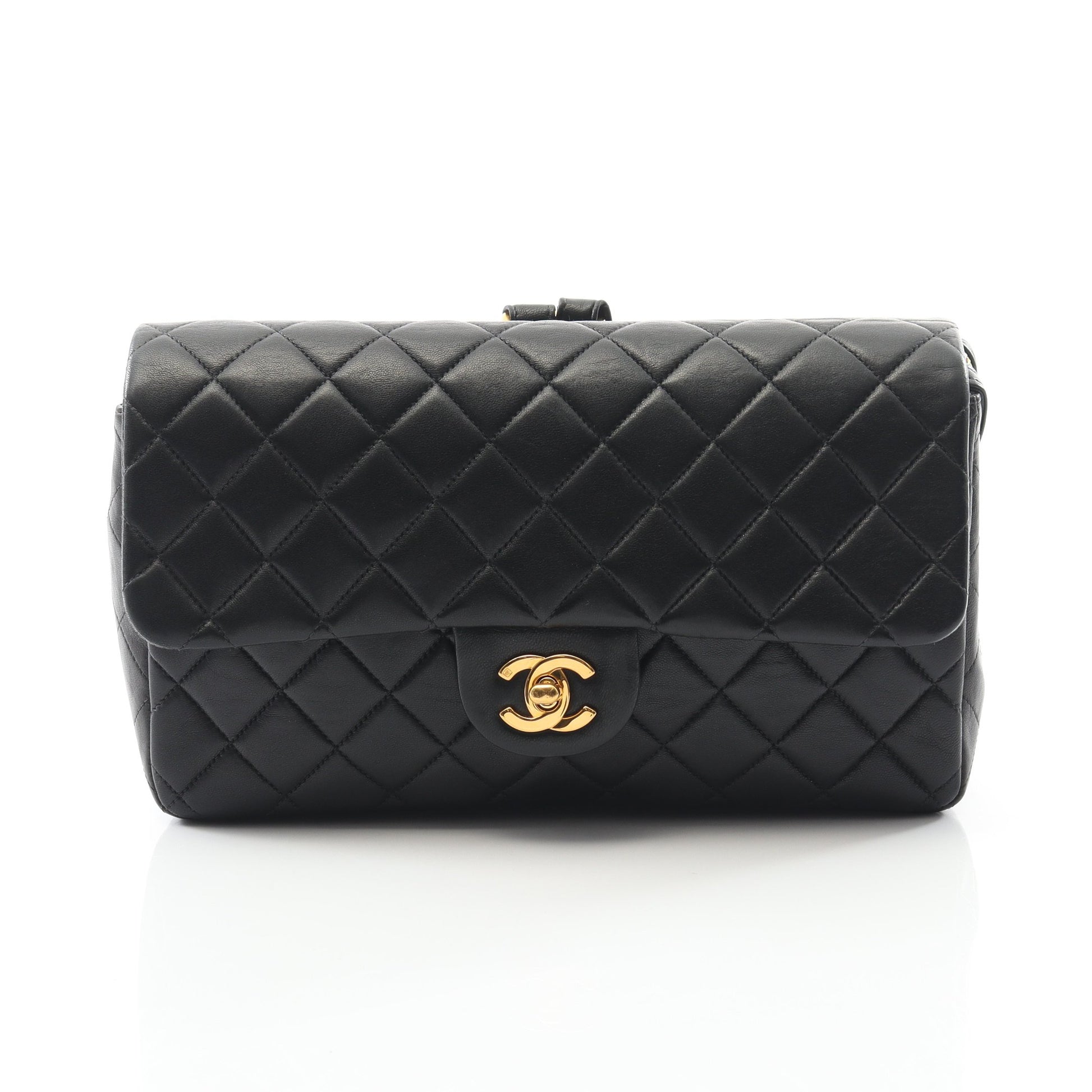 マトラッセ バックパック リュックサック ラムスキン ブラック ゴールド金具 シャネル バッグ CHANEL