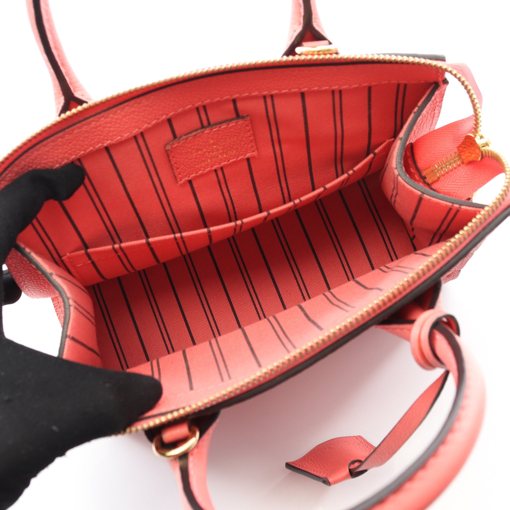 ポンヌフMINI モノグラムアンプラント ポピーペタル ハンドバッグ