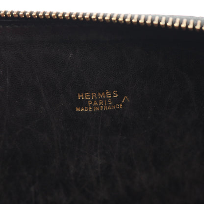 ボリード35 ハンドバッグ クロコダイル ポロサスリセ ブラック ゴールド金具 2WAY ○Z刻印 エルメス バッグ HERMES