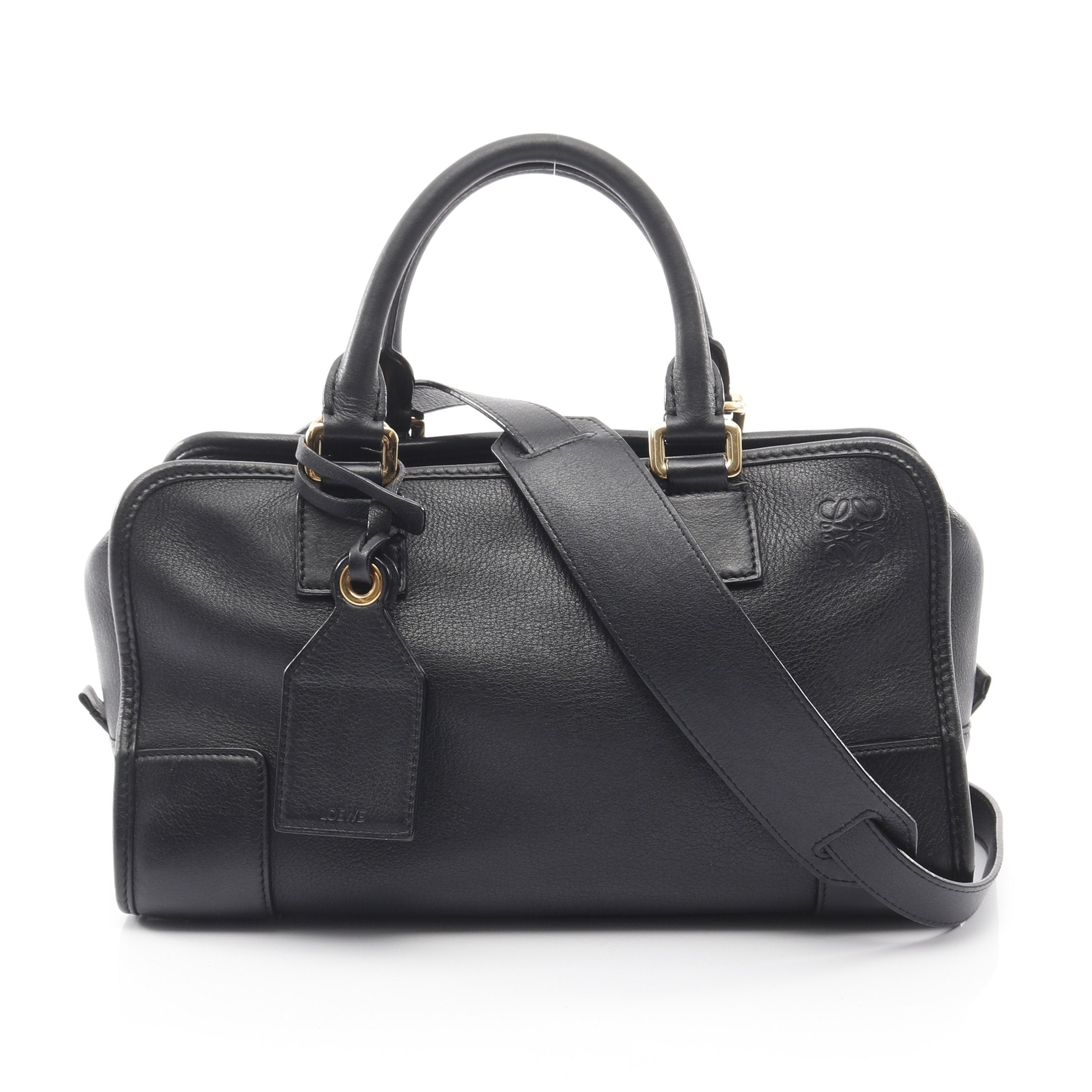 アマソナ28 ハンドバッグ レザー ブラック 2WAY ロエベ – RECLO