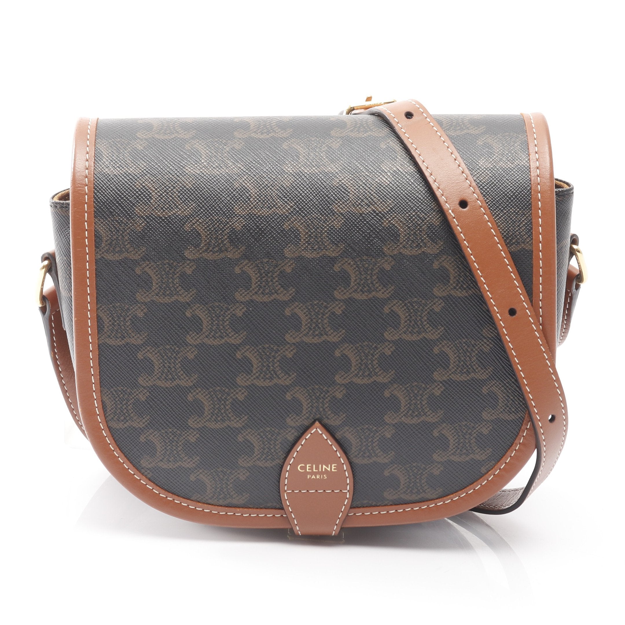 フォルコ ミディアムバッグ トリオンフ ショルダーバッグ PVC レザー