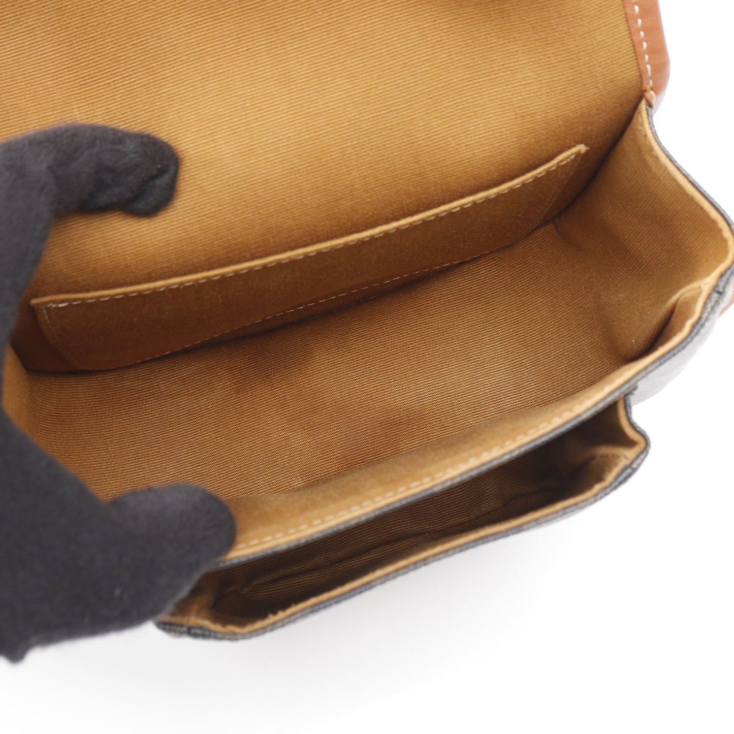 フォルコ ミディアムバッグ トリオンフ ショルダーバッグ PVC レザー ブラック ブラウン セリーヌ バッグ CELINE