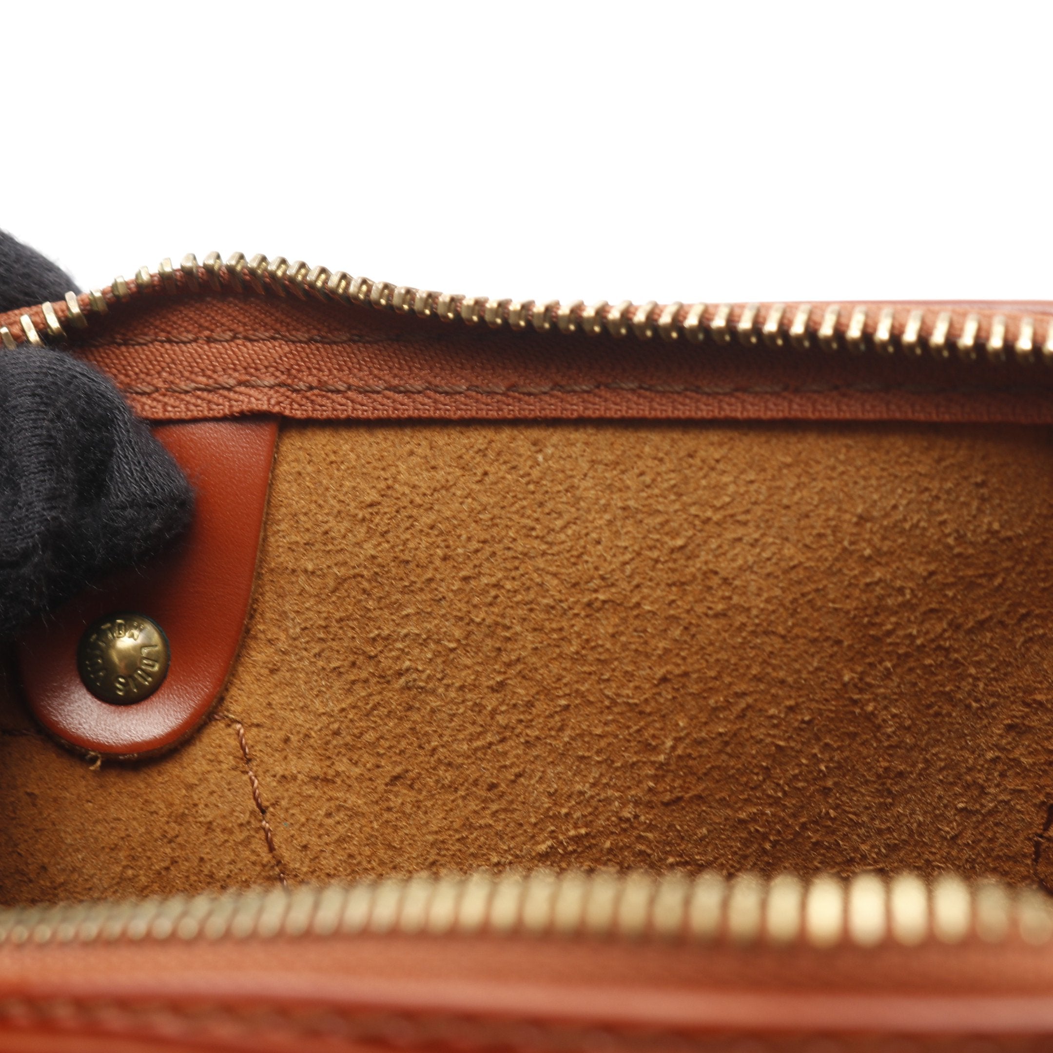 スピーディ25 エピ ケニアブラウン ハンドバッグ レザー ブラウン ルイ